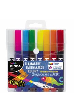 Derform Kidea Flamastry zmieniajce kolory 14 kolorw 8 szt.