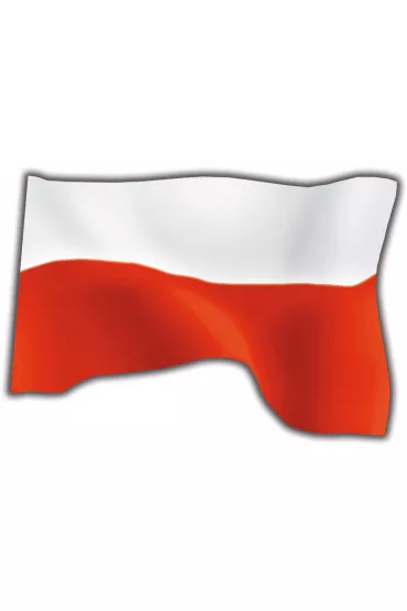 Kukuryku Flaga Polski 70 x 112 cm