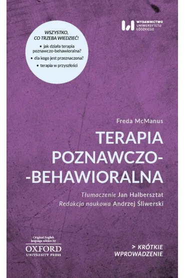 Terapia poznawczo-behawioralna - Freda McManus