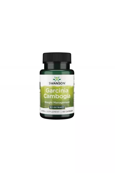 Swanson Garcinia Cambogia - ekstrakt 5:1 80 mg Suplement diety 60 kaps.