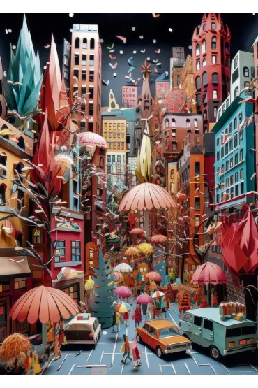 Puzzle 1000 el. Uliczny kanion, Victor Gavrilovski Heye
