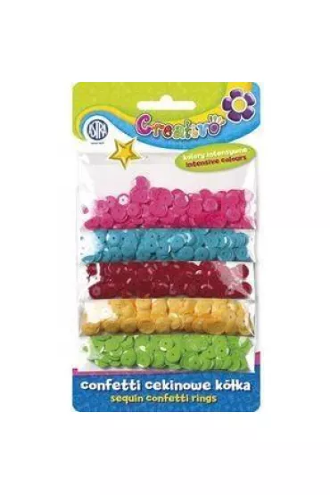 Astra Confetti cekiny k�ka 5 kolor�w
