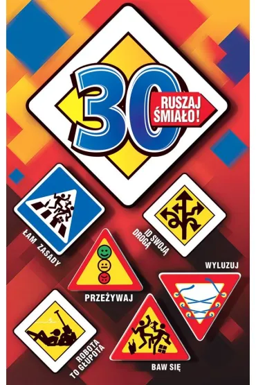 AbCard Kartka okoliczno�ciowa Urodziny 30 US01