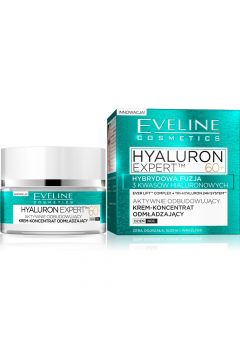 Eveline Cosmetics Hyaluron Expert 60+ aktywnie odbudowujcy krem-koncentrat odmadzajcy dzie/noc 50 ml