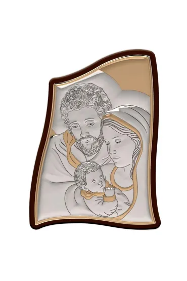 Obraz srebrny �wi�ta Rodzina 14,5x10,5cm