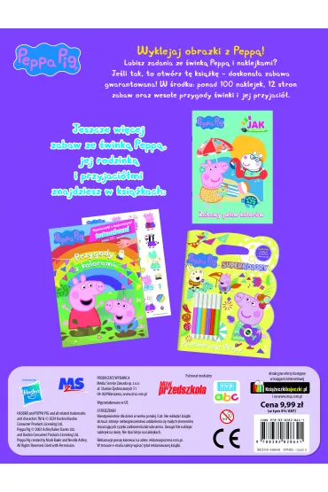 Peppa Pig. Naklejki na numerki. Dzie� na weso�o