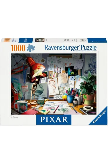 Puzzle 1000 el. Artystyczne biurko Ravensburger