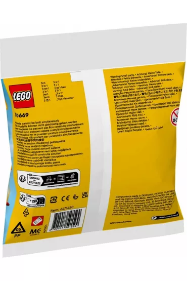 LEGO Creator Kultowy czerwony samolot 30669