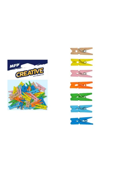 MFP Klamerka kolorowe 2,5 cm
