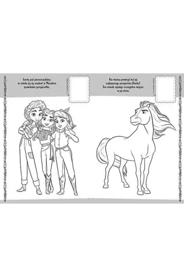 Spirit Mustang z Dzikiej Doliny. Koloruj i naklejaj