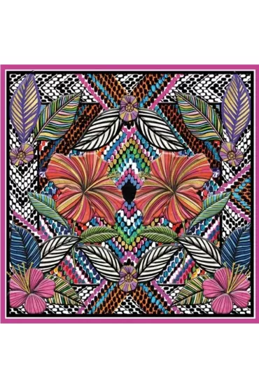 Museums & Galleries Karnet kwadrat z kopert� Floral Embroidery