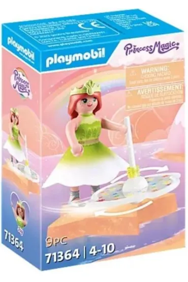 Playmobil Princess Magic Niebia�ski t�czowy b�czek z ksi�niczk� 71364