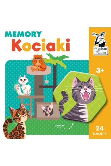 Memory. Kociaki. Kapitan Nauka Edgard - Justyna  Karaszewska