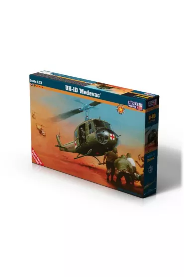 Model helikoptera do sklejania Bell UH-1D Medevac 1:72 D-80 Mastercraft