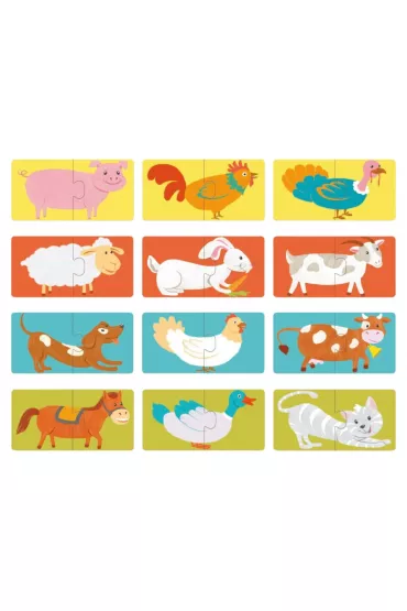 Puzzle Duo Po��wki Zwierz�ta Dodo