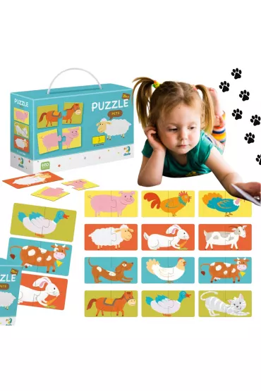 Puzzle Duo Po��wki Zwierz�ta Dodo