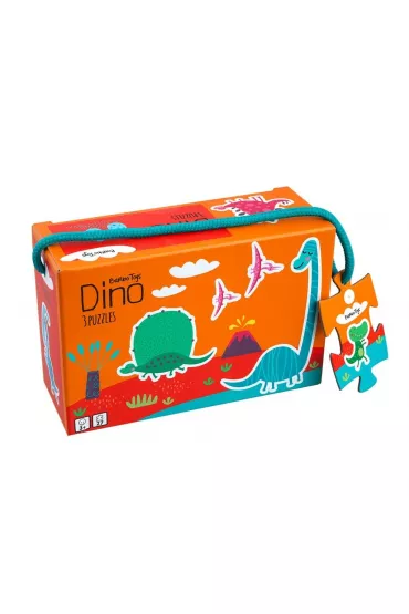 Moje pierwsze puzzle - 3 uk�adanki. Dino Barbo Toys