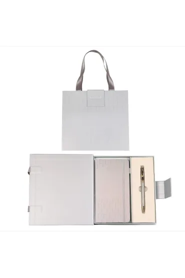 Cresco D�ugopis + notes Classic premium srebrno-z�oty