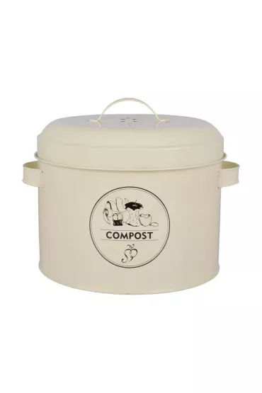 Esschert Design Kompostownik kuchenny z filtrem wglowym 6.3 l