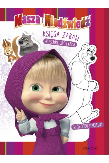 Ksi�ga zabaw wiosenne spotkanie Masza i Nied�wied�