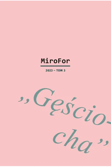 MiroFor 2023. Tom 3. `G�ciocha`