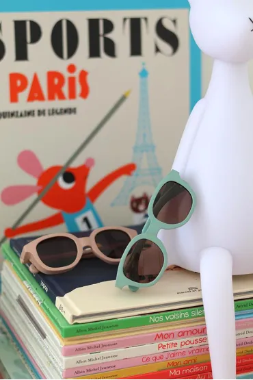 Beaba Okulary przeciwsoneczne dla dzieci 9-24 miesicy Lucky - Sage Green