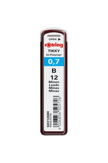 Rotring Wk�ady do o��wk�w (grafity) B 0.7 mm