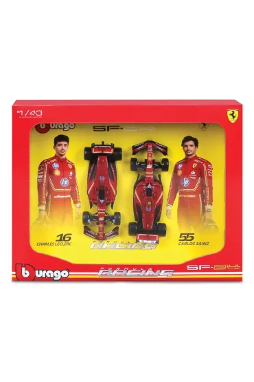 Ferrari SF-24 (2024) 2 Pack Vertical Bburago