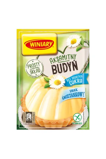 Winiary Budy� bez dodatku cukru smak �mietankowy 35 g