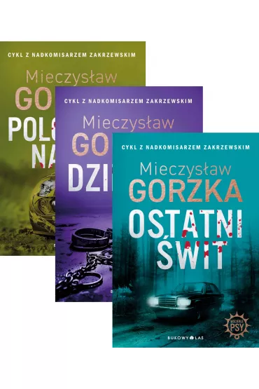Pakiet Wcieke psy. Tomy 1-3: Polowanie na psy, Dziewi, Ostatni wit - Mieczysaw Gorzka