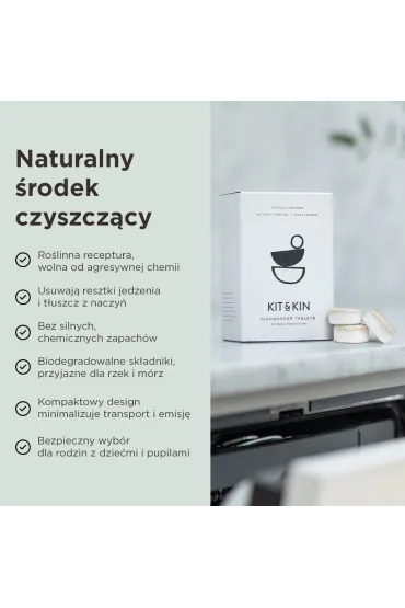 Kit and Kin Naturalne Tabletki do zmywarki 30 szt.