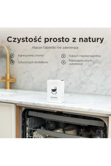 Kit and Kin Naturalne Tabletki do zmywarki 30 szt.