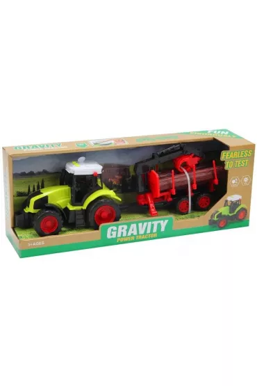 Traktor z przyczep� i d�wi�kiem Trifox