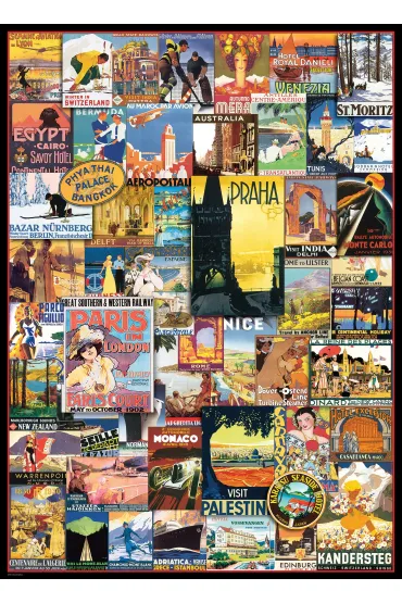 Puzzle 1000 el. Podr� do oko�a �wiata Eurographics