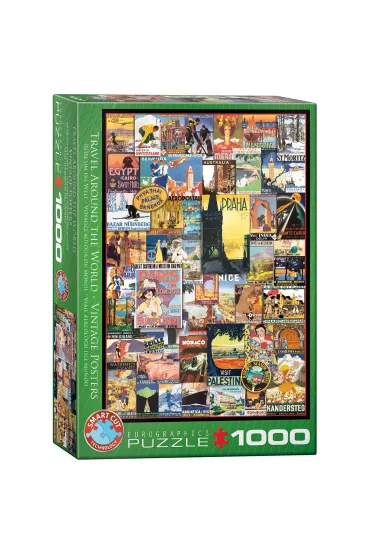 Puzzle 1000 el. Podr� do oko�a �wiata Eurographics