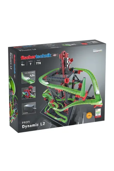 Zestaw konstrukcyjny Tor kulkowy Dynamic L2 778el