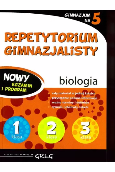 Repetytorium gimnazjalisty. Biologia. 2019 - Anna Mucha