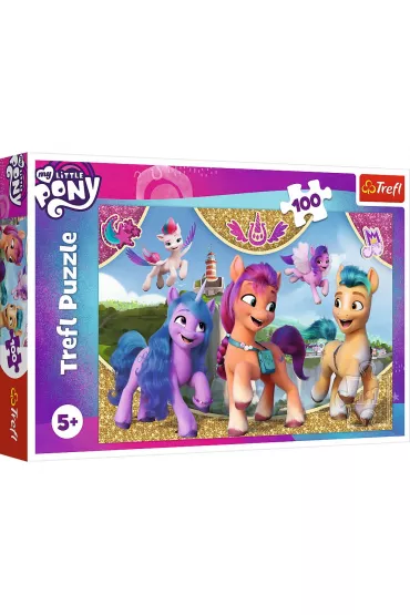Puzzle 100 el. My Little Pony. Kolorowa przyja�� Trefl
