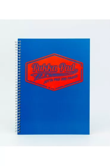 Ko�ozeszyt A4 Pukka Pad Neon Blue kratka 100 kartek