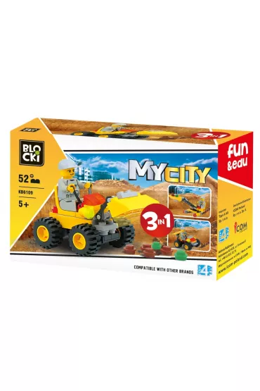 Klocki Blocki MyCity 3w1 52 elem.