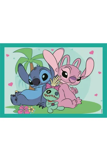 Puzzle 4w1 - SuperColor. Stitch (12+16+20+24 el.) Clementoni