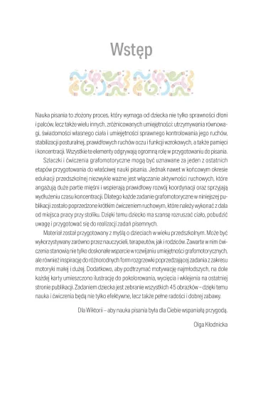 Trening grafomotoryczny z rozgrzewk� - Olga K�odnicka