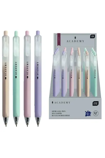 Interdruk D�ugopis automatyczny LIGHT Academy Pastel niebieski