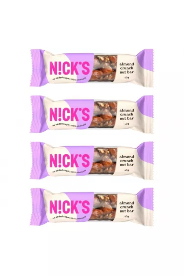 Nicks Baton z migdaami i czekolad Chrupicy Migda zestaw 4 x 40 g