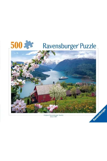 Puzzle 500 el. 2D Skandynawska idylla Ravensburger