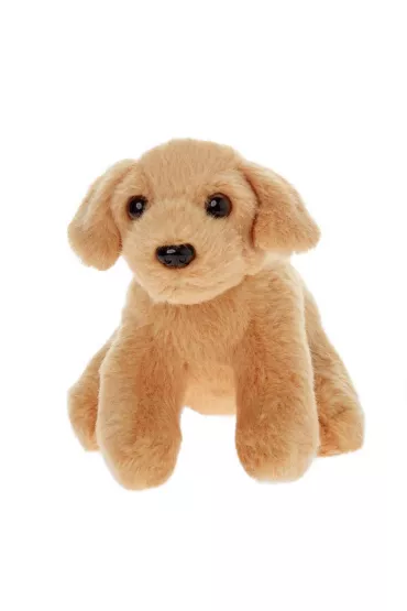 Pies siedz�cy br�zowy 13cm Beppe