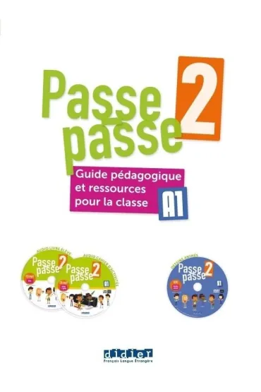 Passe-Passe 2 A1.2 przewodnik metod. + 2CD + DVD - Marion  Meynadier, Laurent Pozzana