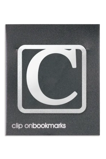 If Metalowa zak�adka - Litera C - Clip-on