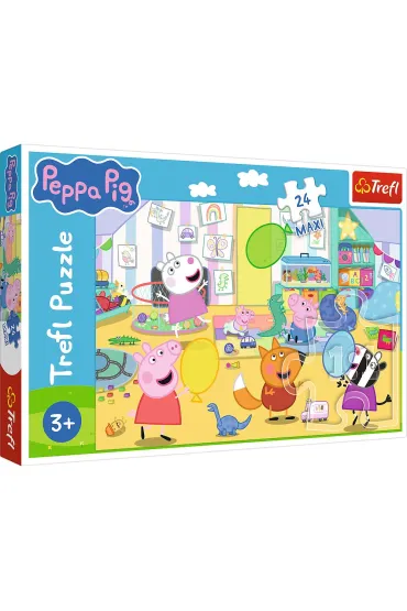 Puzzle maxi 24 el. Pi�kna Peppa Trefl