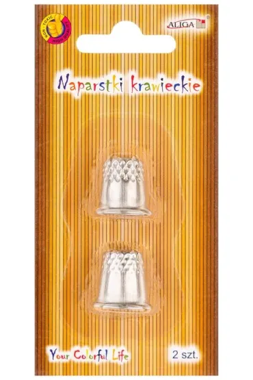 Aliga Naparstki krawieckie 1,5x2cm 2 szt
